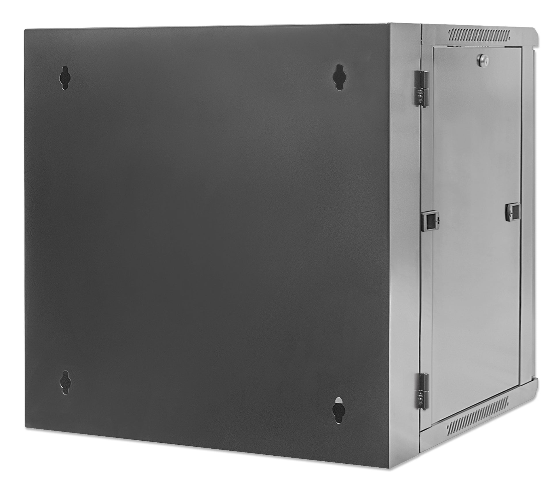 9U 19" Swing Out Wall Mount Network Cabinet, 550 mm (21.7 in.) Depth, Black Image 5