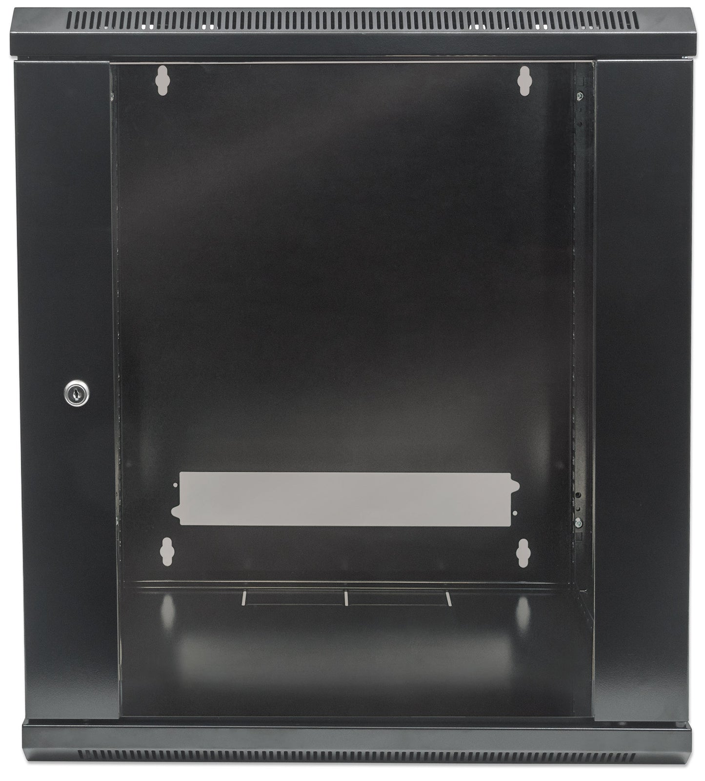 12U 19" Wall Mount Network Cabinet, Standard Line, 450 mm (17.7 in.) Depth, Black Image 3