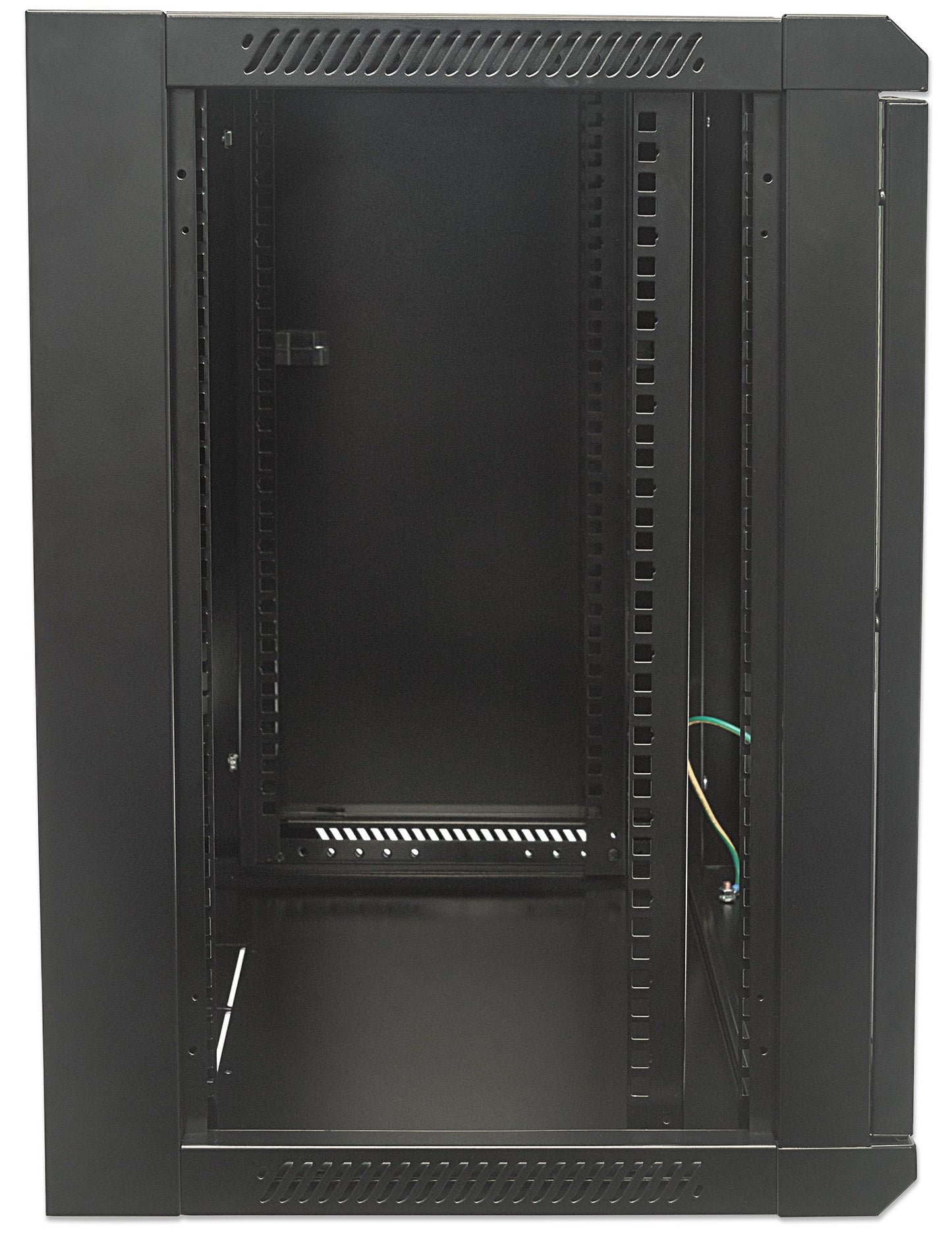 12U 19" Wall Mount Network Cabinet, Standard Line, 450 mm (17.7 in.) Depth, Black Image 4
