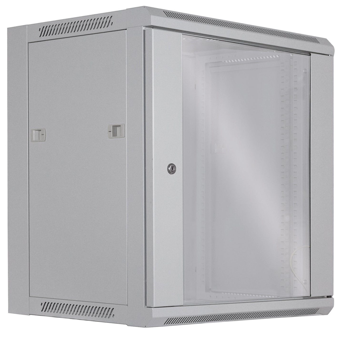 12U 19" Wall Mount Network Cabinet, Standard Line, 450 mm (17.7 in.) Depth, Gray Image 3