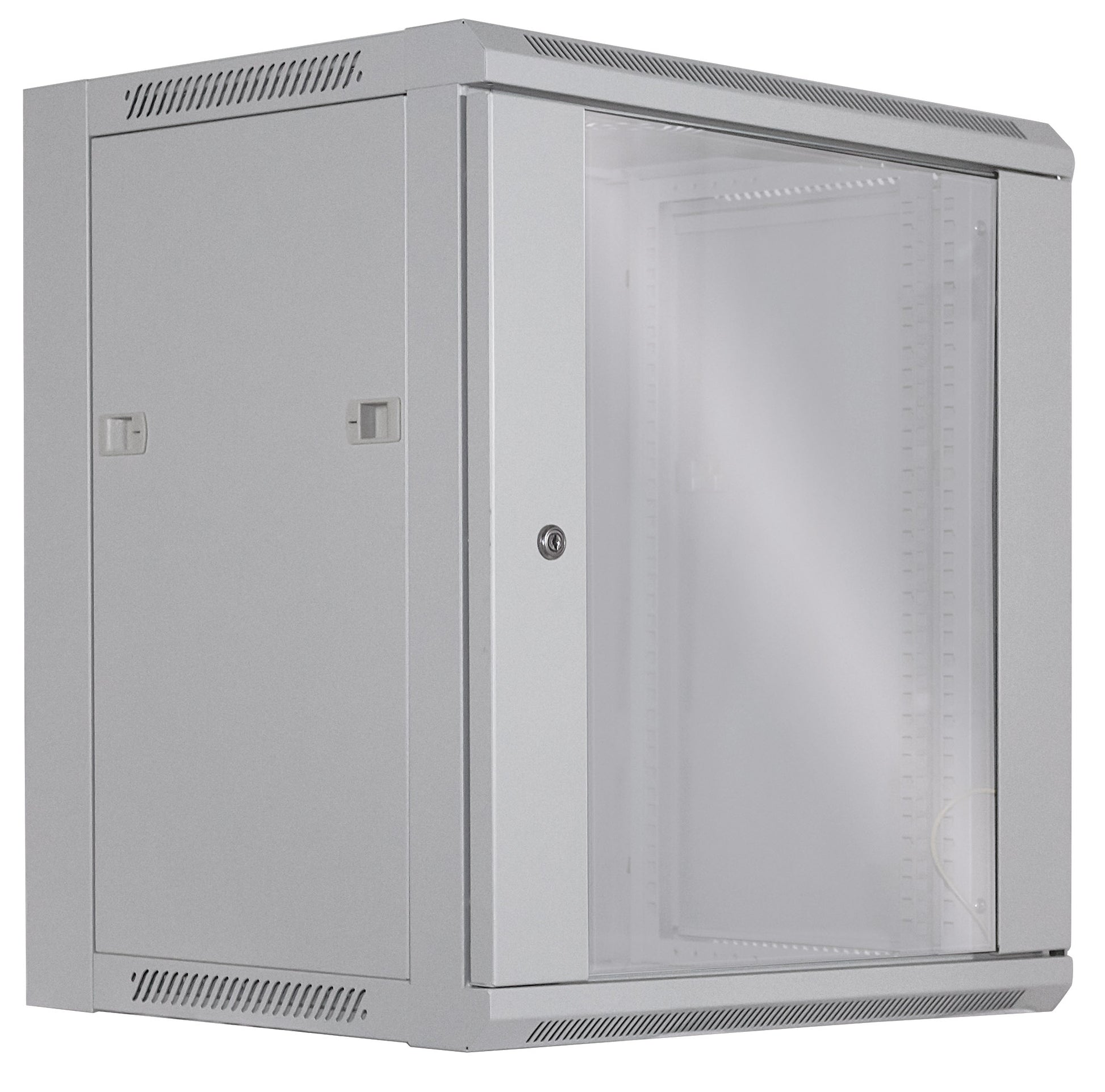 12U 19" Wall Mount Network Cabinet, Standard Line, 450 mm (17.7 in.) Depth, Gray Image 3