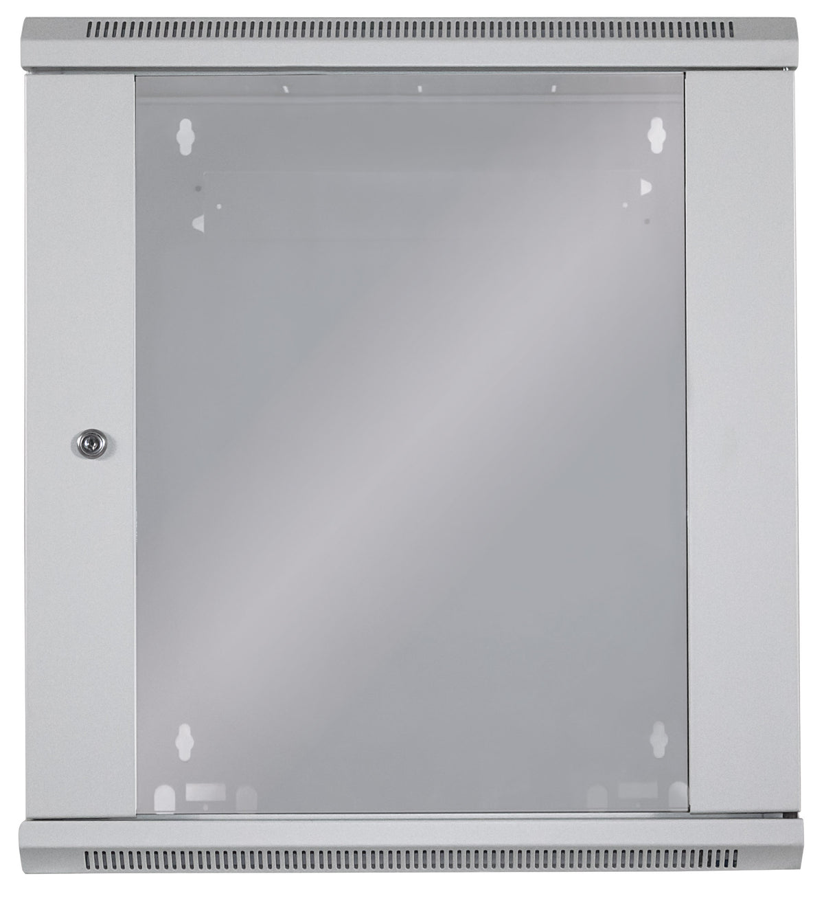 12U 19" Wall Mount Network Cabinet, Standard Line, 450 mm (17.7 in.) Depth, Gray Image 4