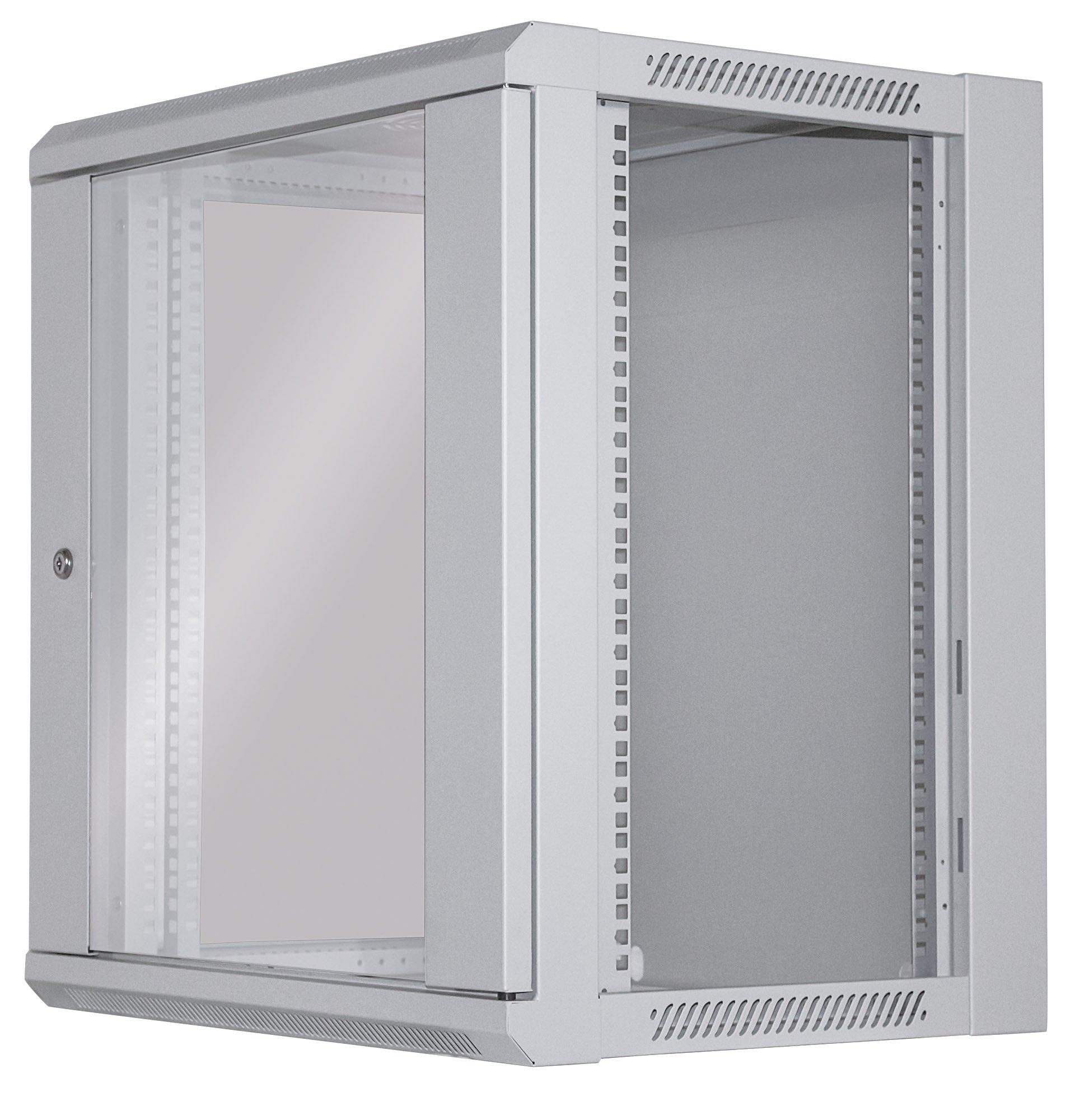 12U 19" Wall Mount Network Cabinet, Standard Line, 450 mm (17.7 in.) Depth, Gray Image 6