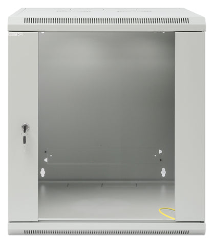 19" Wallmount Cabinet, 12U, 600 mm (23.6 in.) Depth, Gray Image 3