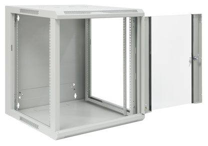 19" Wallmount Cabinet, 12U, 600 mm (23.6 in.) Depth, Gray Image 8