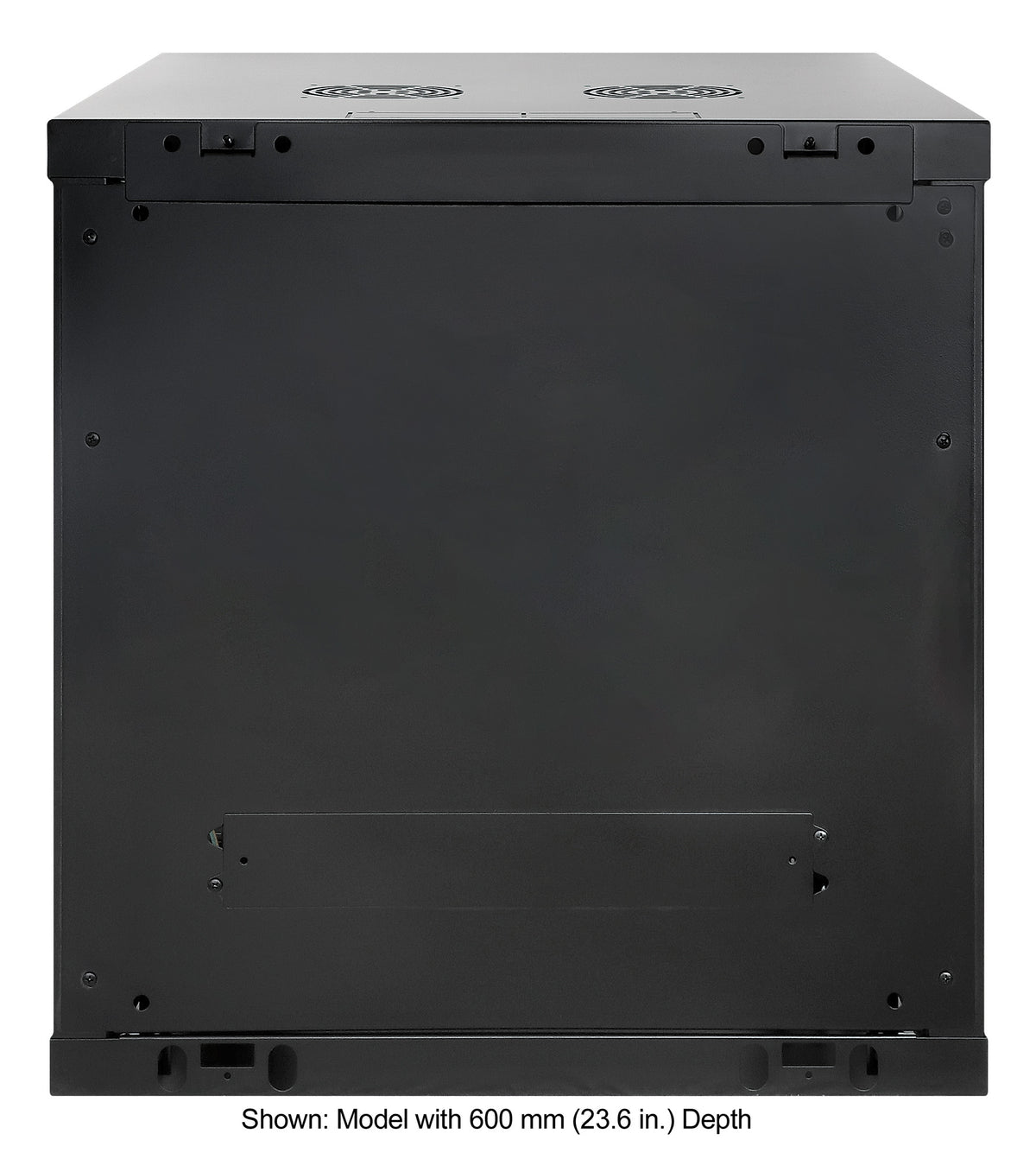 12U 19" Wall Mount Network Cabinet, Standard Line, 450 mm (17.7 in.) Depth, Black Image 4