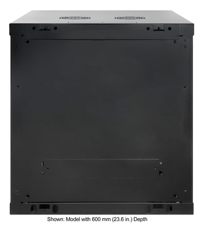 12U 19" Wall Mount Network Cabinet, Standard Line, 450 mm (17.7 in.) Depth, Black Image 4