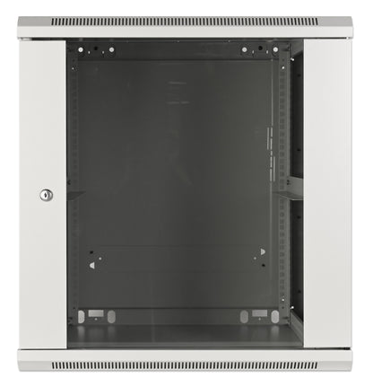 19" Wallmount Cabinet, 12U, 600 mm (23.6 in.) Depth, Gray Image 3