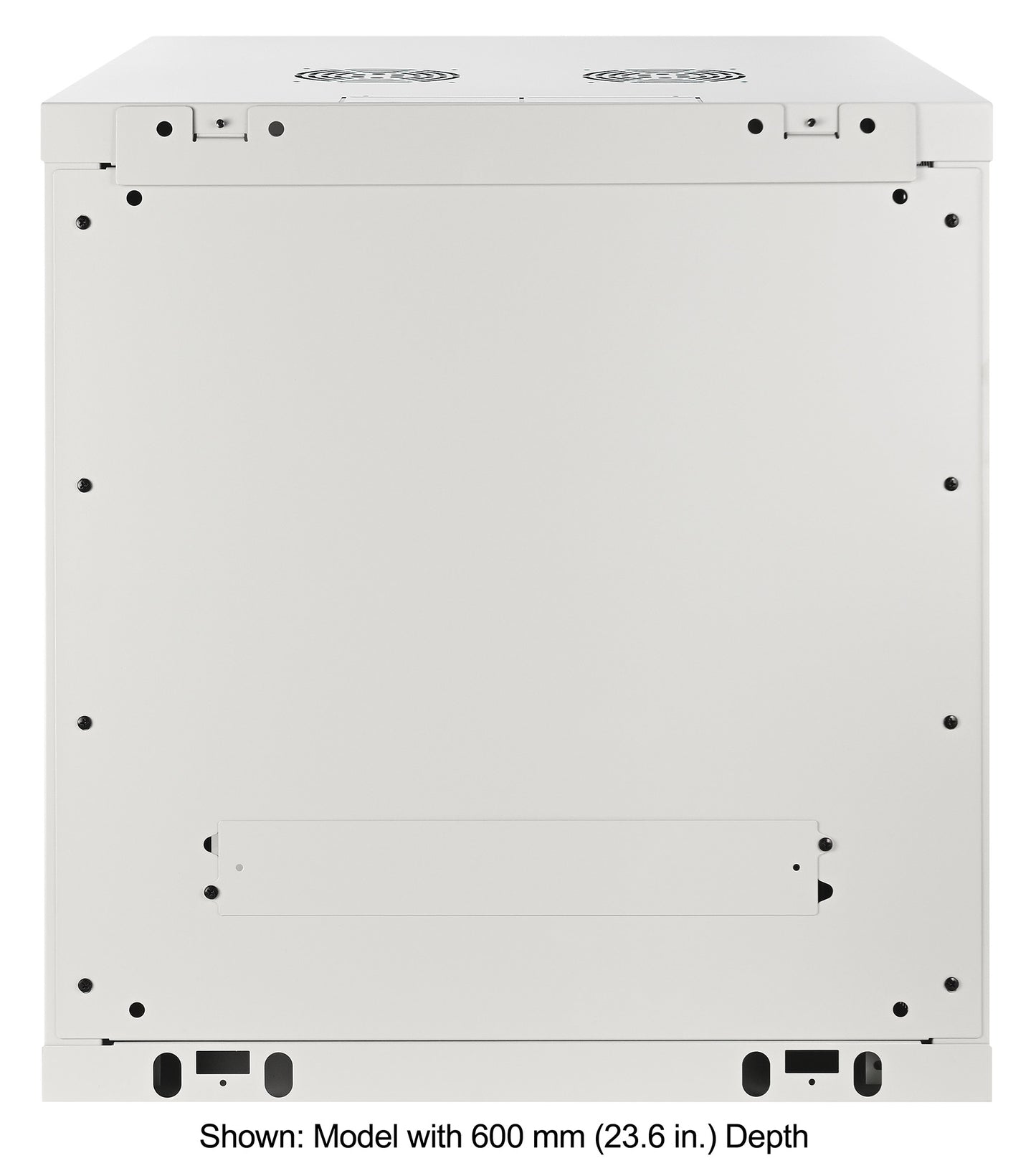 12U 19" Wall Mount Network Cabinet, Standard Line, 450 mm (17.7 in.) Depth, Gray Image 4