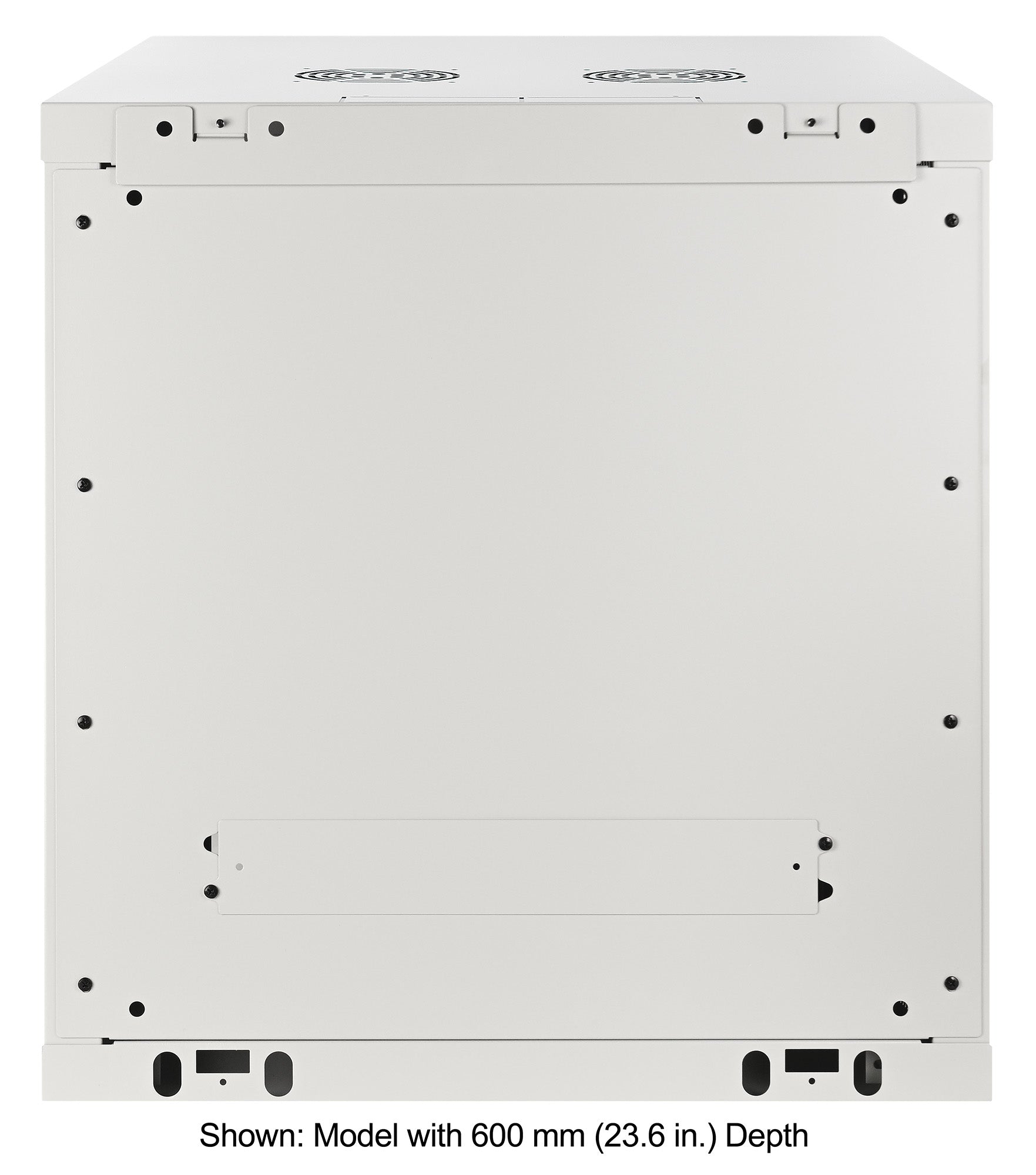12U 19" Wall Mount Network Cabinet, Standard Line, 450 mm (17.7 in.) Depth, Gray Image 4