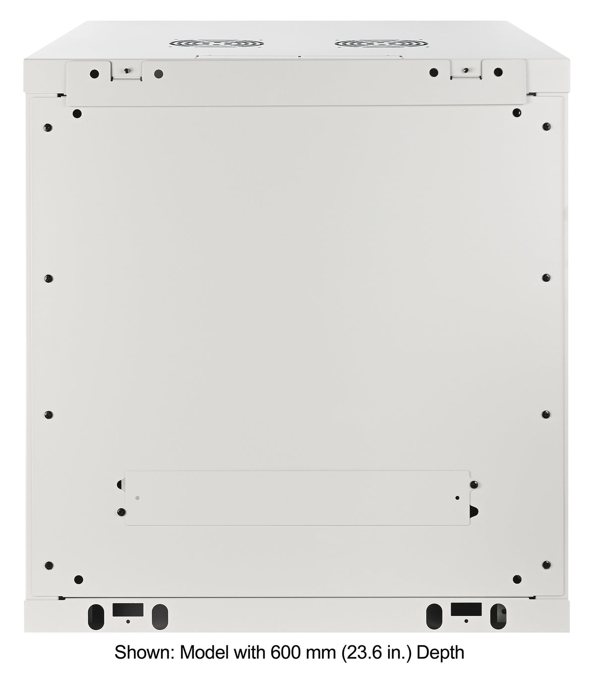 12U 19" Wall Mount Network Cabinet, Standard Line, 450 mm (17.7 in.) Depth, Gray Image 4