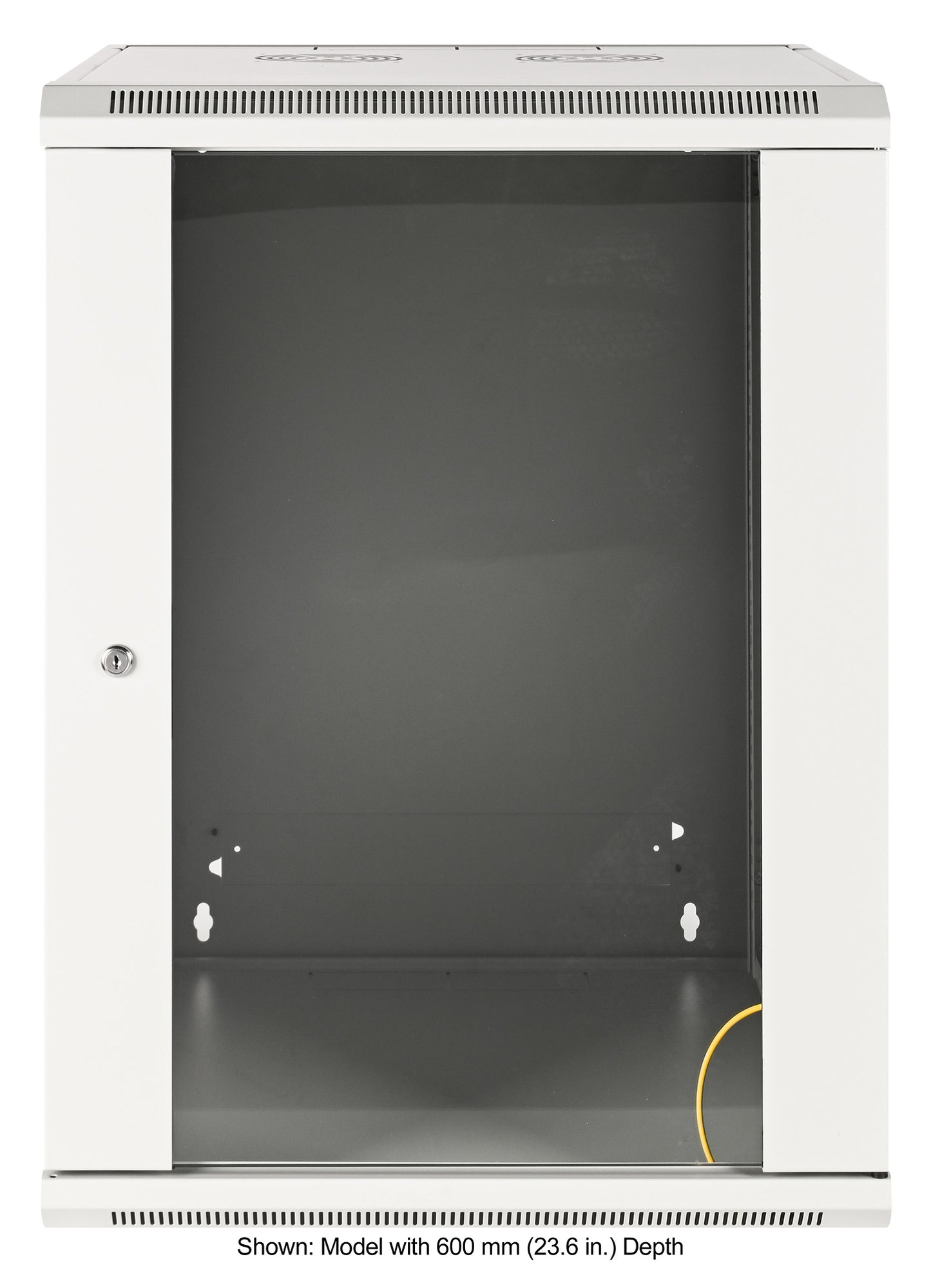 19" Wallmount Cabinet, 15U, 450 mm (17.7 in.) Depth, Gray Image 3