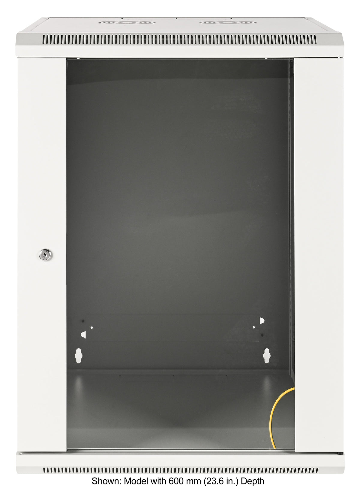19" Wallmount Cabinet, 15U, 450 mm (17.7 in.) Depth, Gray Image 3