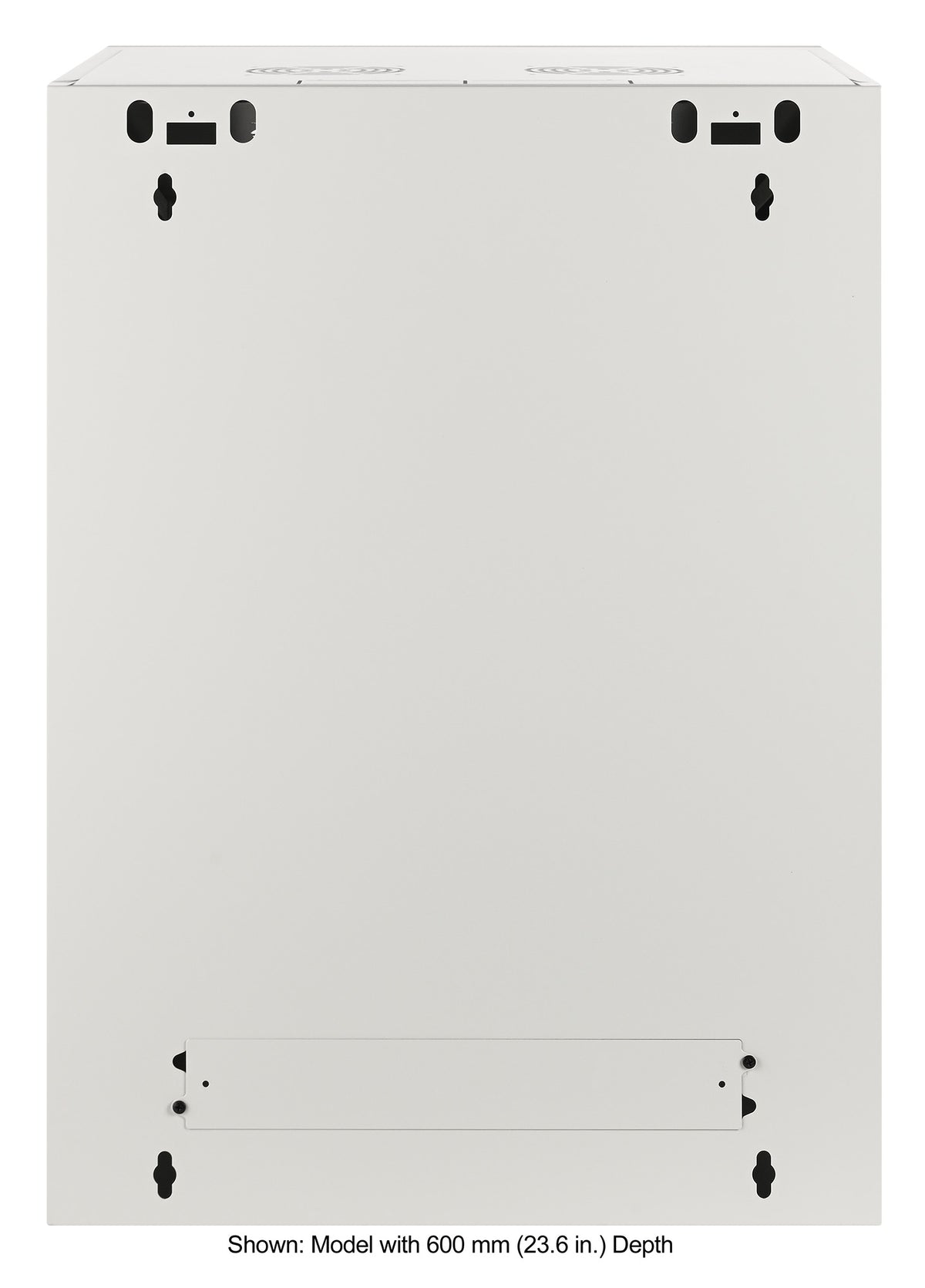 19" Wallmount Cabinet, 15U, 450 mm (17.7 in.) Depth, Gray Image 4