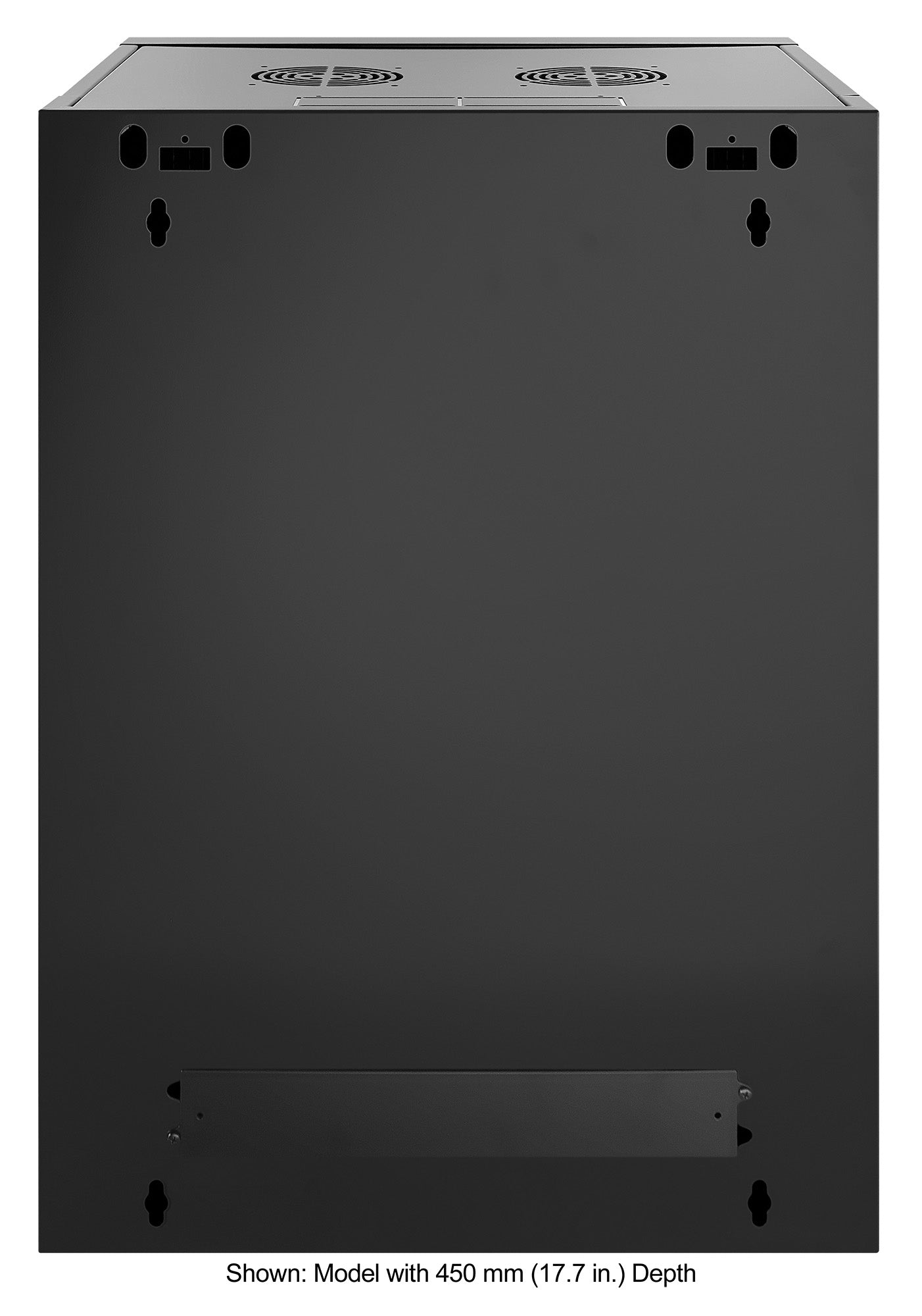 15U 19" Wallmount Cabinet, Standard Line, 600 mm (23.6 in.) Depth, Black Image 5