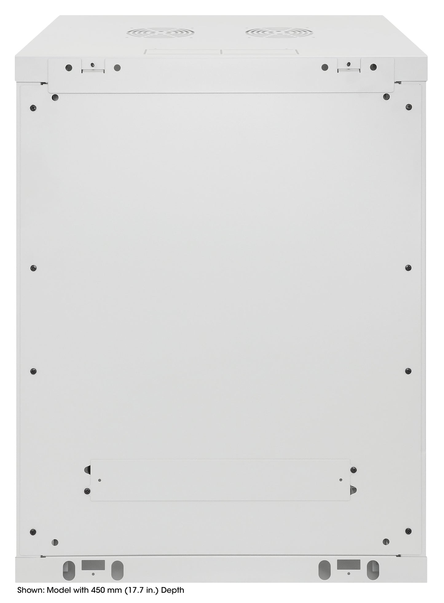 15U 19" Wall Mount Network Cabinet, Standard Line, 600 mm (23.6 in.) Depth, Gray Image 4