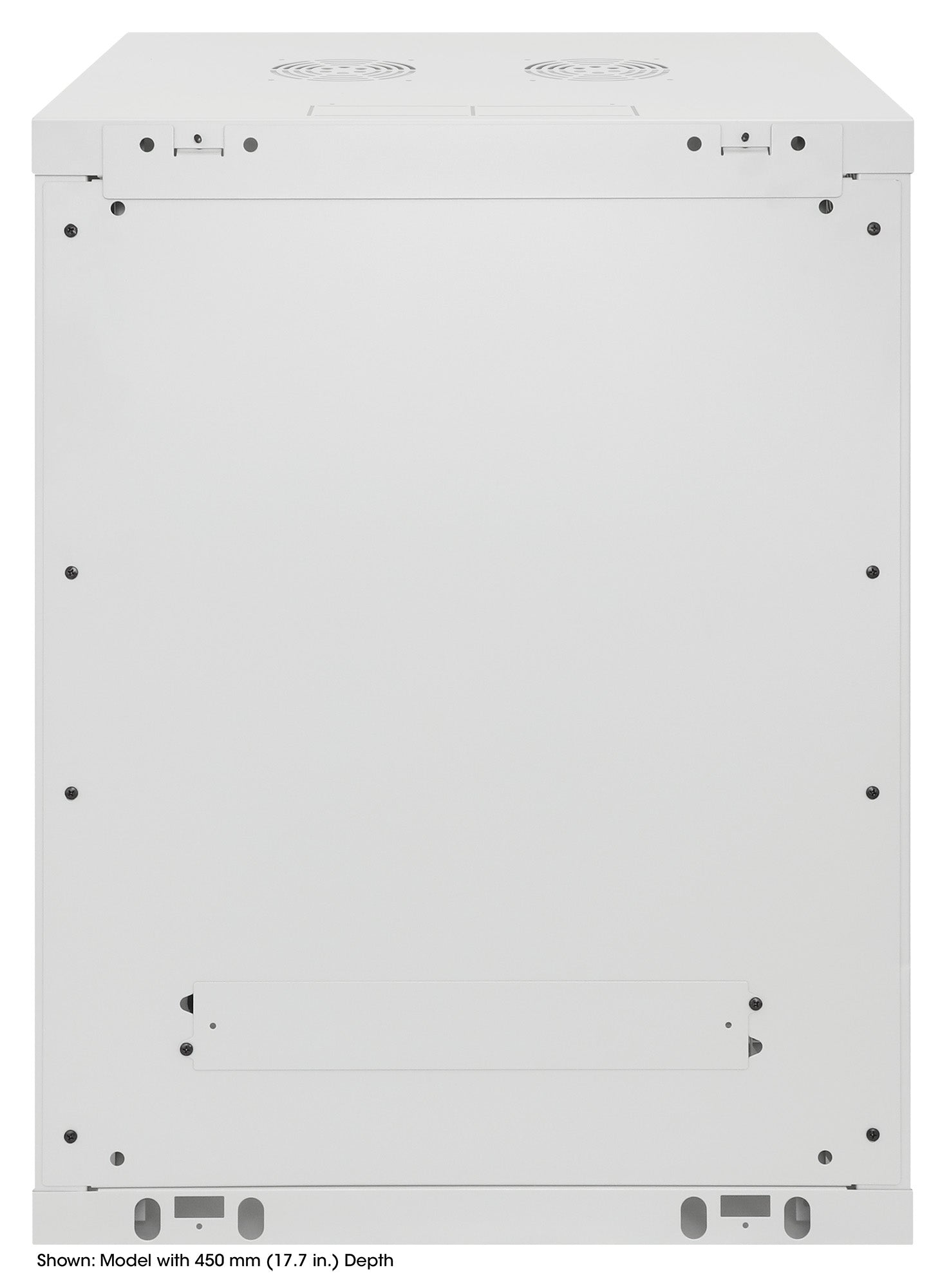 15U 19" Wall Mount Network Cabinet, Standard Line, 600 mm (23.6 in.) Depth, Gray Image 4