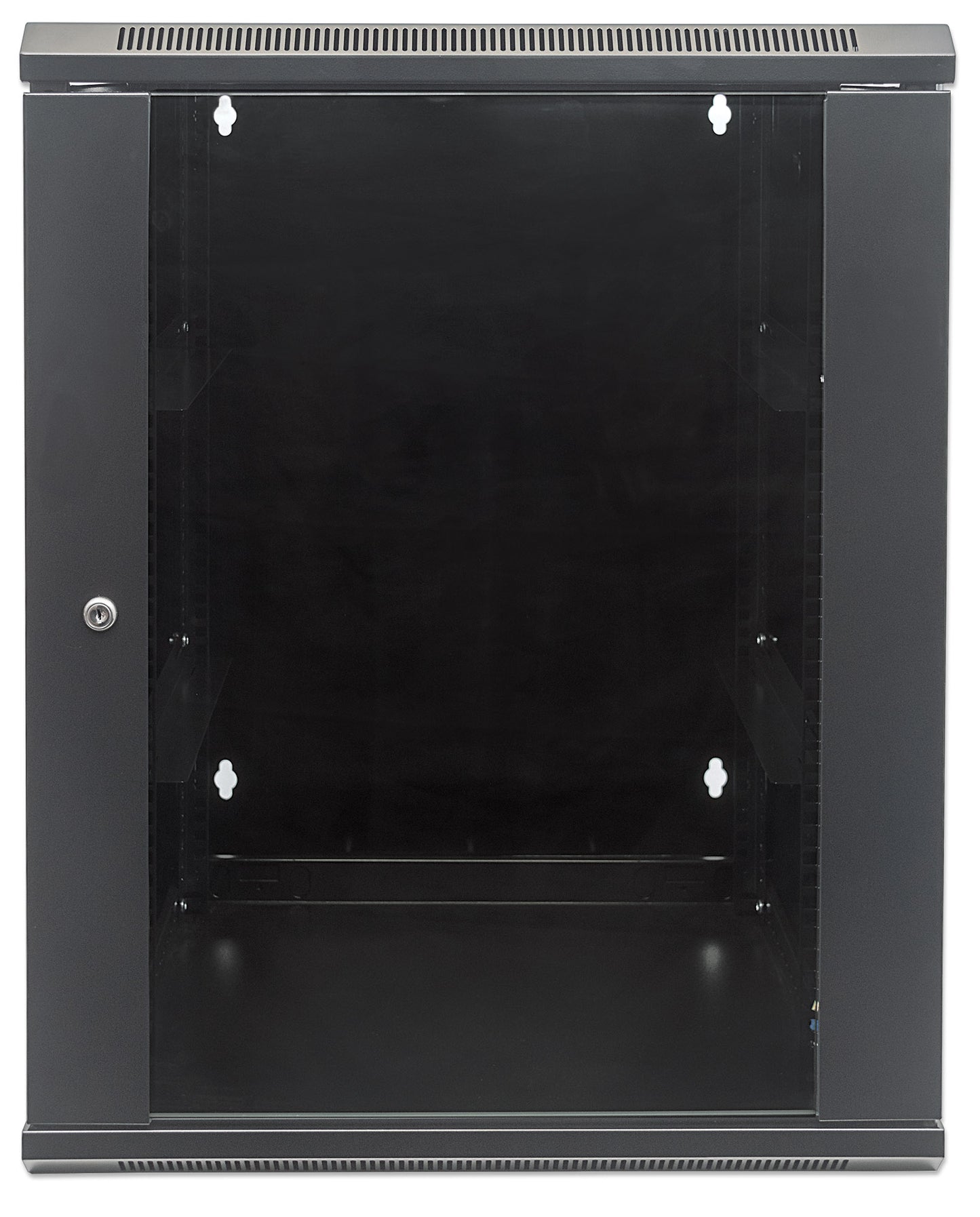 15U 19" Swing Out Wall Mount Network Cabinet, Standard Line, 550 mm (21.7 in.) Depth, Black Image 3