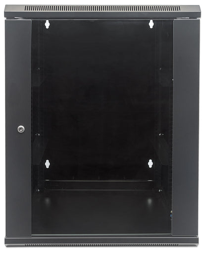 15U 19" Swing Out Wall Mount Network Cabinet, Standard Line, 550 mm (21.7 in.) Depth, Black Image 3