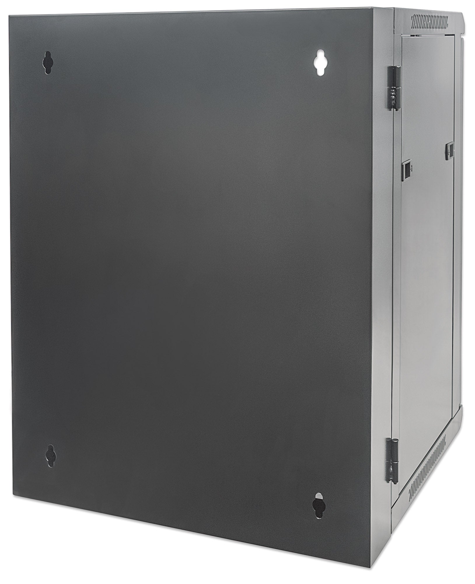 15U 19" Swing Out Wall Mount Network Cabinet, Standard Line, 550 mm (21.7 in.) Depth, Black Image 5