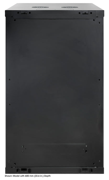 20U 19" Wall Mount Network Cabinet, Standard Line, 450 mm (17.7 in.) Depth, Black Image 4