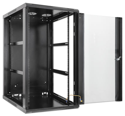 20U 19" Wall Mount Network Cabinet, 600 mm (23.6 in.) Depth, Black Image 6