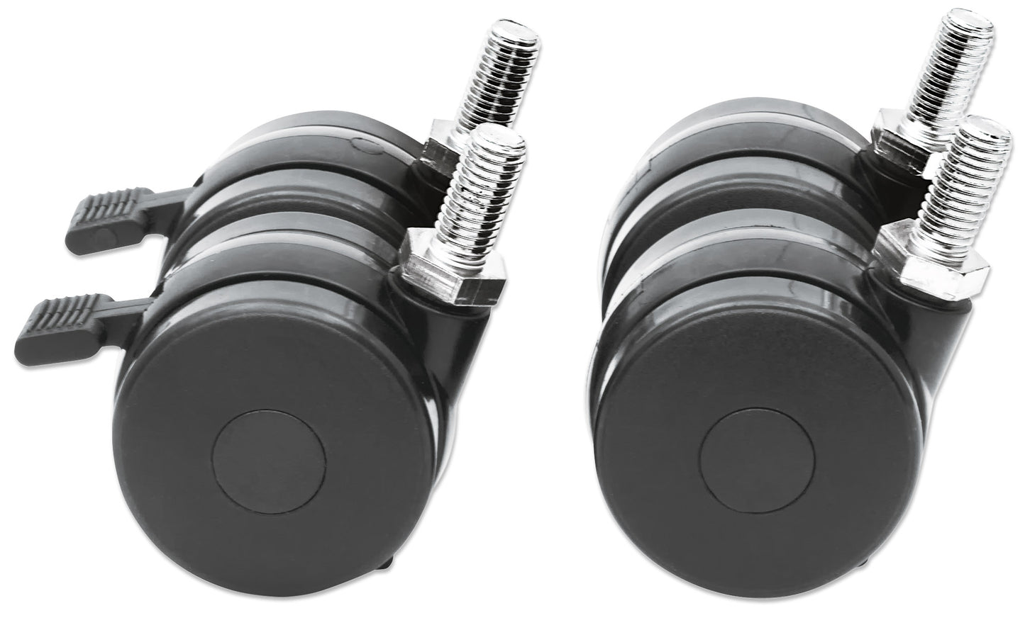 Basic Caster Wheel Set for 19" Racks Image 1