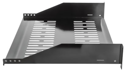 19" Cantilever Shelf, 2U, 400 mm (15.8 in.) Depth, Black Image 8