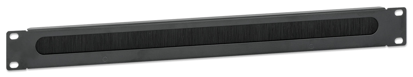 19" Cable Entry Panel, 1U, Black Image 2
