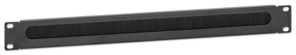 19" Cable Entry Panel, 1U, Black Image 2