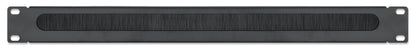 19" Cable Entry Panel, 1U, Black Image 3