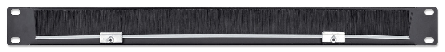 19" Cable Entry Panel, 1U, Black Image 4
