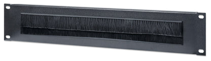19" Cable Entry Panel, 2U, Black Image 1