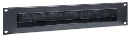 19" Cable Entry Panel, 2U, Black Image 3