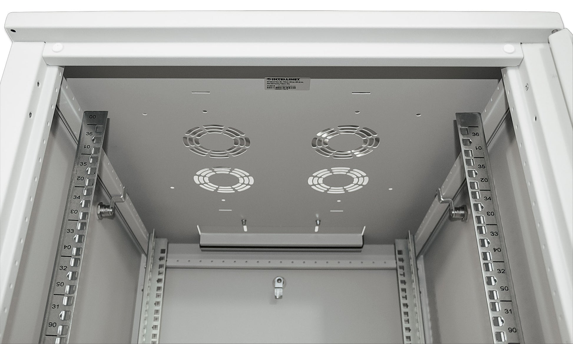 19" Network Cabinet, 16U, 600 (D) x 600 (W) x 878 (H) mm, Gray Image 10