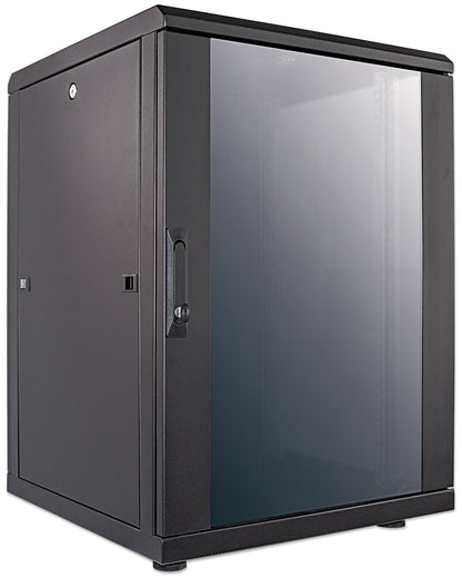 19" Network Cabinet, Standard Line, 16U, 600 (D) x 600 (W) mm, Black Image 3