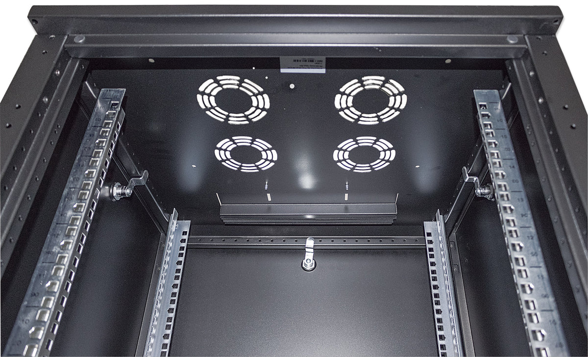 19" Network Cabinet, Standard Line, 16U, 600 (D) x 600 (W) mm, Black Image 15