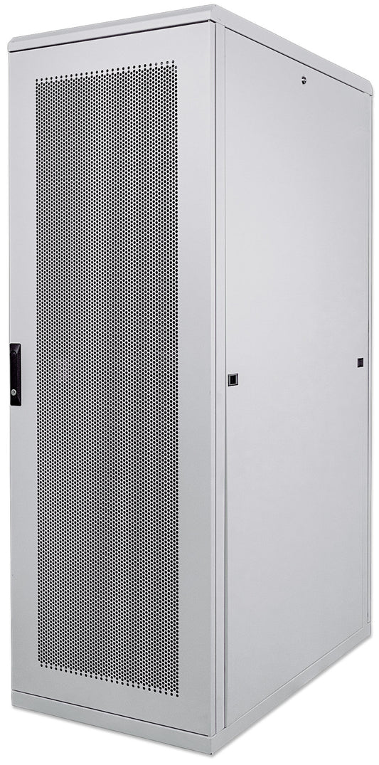 19" Server Cabinet, 42U, 1000 (D) x 600 (W) x 2033 (H) mm, Gray Image 1