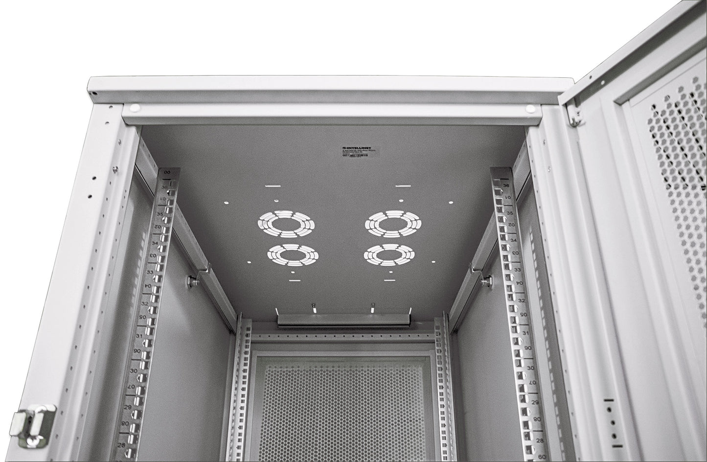 19" Server Cabinet, 42U, 1000 (D) x 600 (W) x 2033 (H) mm, Gray Image 11