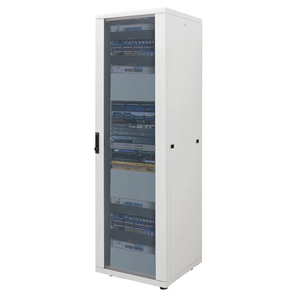 19" Network Cabinet, Standard Line, 42U, 800 (D) x 800 (W) mm, Gray Image 1