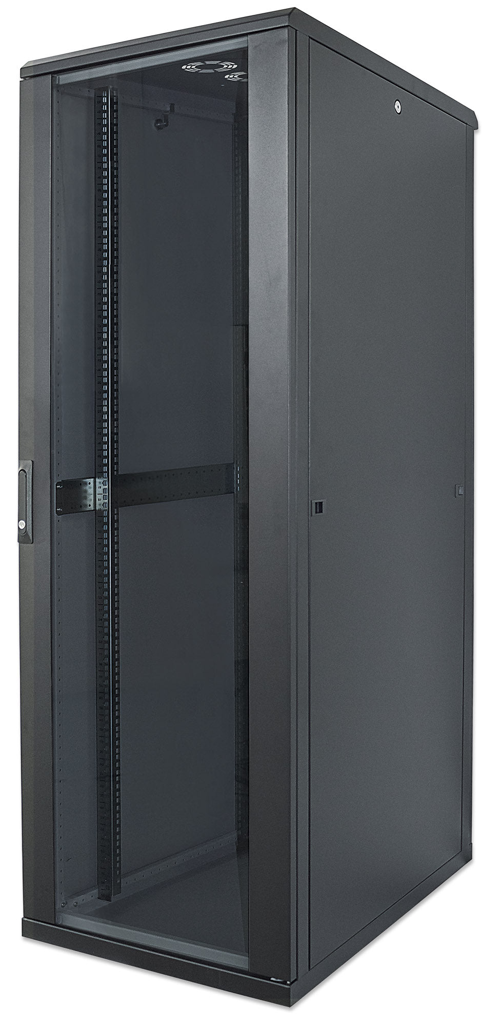 19" Network Cabinet, Standard Line, 26U, 600 (D) x 600 (W) mm, Black Image 1