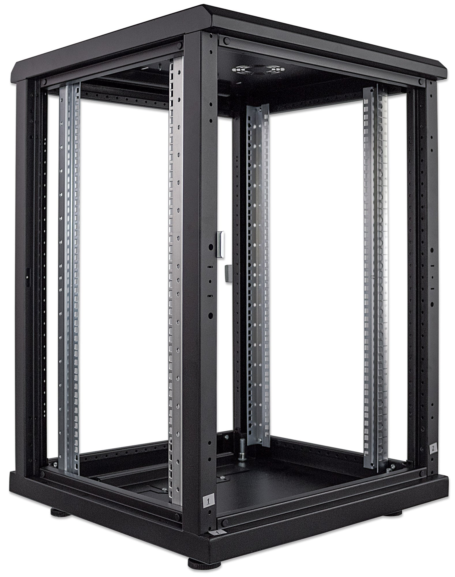 19" Network Cabinet, Standard Line, 16U, 600 (D) x 600 (W) mm, Black Image 10