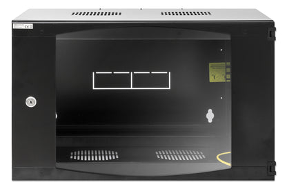 6U 19" Swing Out Wall Mount Network Cabinet, Standard Line, 450 mm (17.7 in.) Depth, Black Image 3