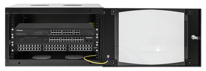 6U 19" Swing Out Wall Mount Network Cabinet, Standard Line, 450 mm (17.7 in.) Depth, Black Image 4