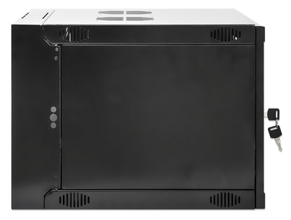 6U 19" Swing Out Wall Mount Network Cabinet, Standard Line, 450 mm (17.7 in.) Depth, Black Image 5