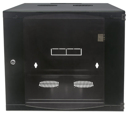 9U 19" Swing Out Wall Mount Network Cabinet, Standard Line, 600 mm (23.6 in.) Depth, Black Image 8