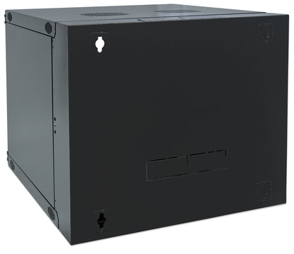 9U 19" Swing Out Wall Mount Network Cabinet, Standard Line, 600 mm (23.6 in.) Depth, Black Image 12