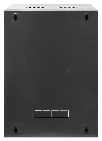 15U 19" Swing Out Wall Mount Network Cabinet, 600 mm (23.6 in.) Depth, Black Image 10