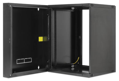 15U 19" Swing Out Wall Mount Network Cabinet, 600 mm (23.6 in.) Depth, Black Image 12
