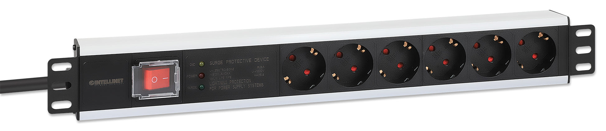 19" 1.5U Rackmount 6-Output Power Distribution Unit (PDU) Image 3